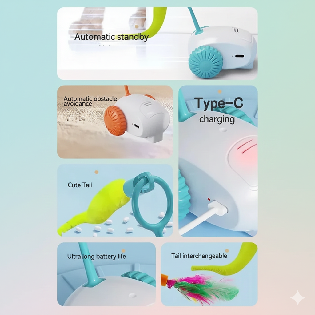 Şarjlı Robot Kedi Oyuncağı